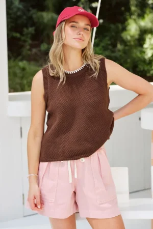 Tops|Short Sleeve Tops^Ceres Life April Knit Tank