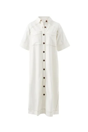 Denim|Dresses^Ceres Life Ava Short Sleeve Midi Dress