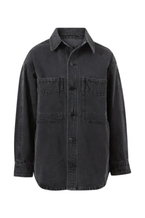 Denim|Shirts^Ceres Life Bobbi Side Pocket Denim Shacket