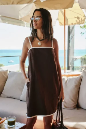 Dresses^Ceres Life Mon Mini Dress Chocolate