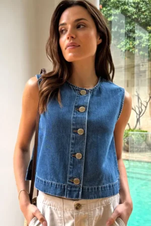 Denim|Shirts^Ceres Life Nora Shell Top