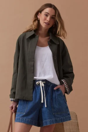 Jackets^Ceres Life Pia Coat Olive