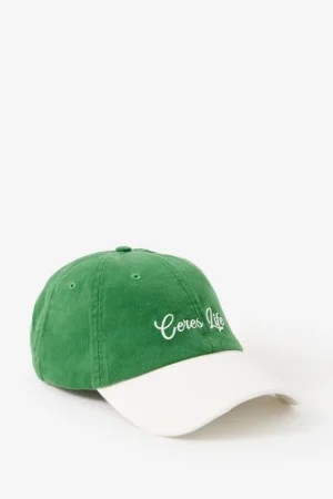 Accessories^Ceres Life Pip Everyday Cap Heritage Green/white