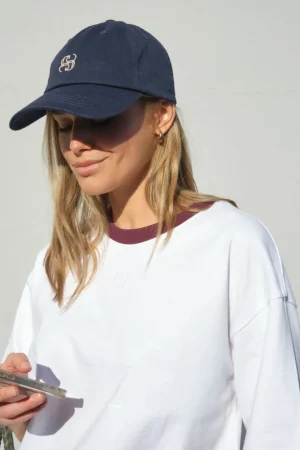 Accessories^Ceres Life Pip Everyday Cap Navy/ecru Stitch