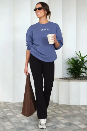 Pants^Ceres Life Ponte Bootleg Pant Black