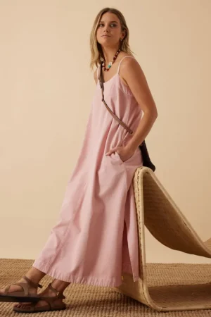 Denim|Dresses^Ceres Life Remy Strappy Midi Dress