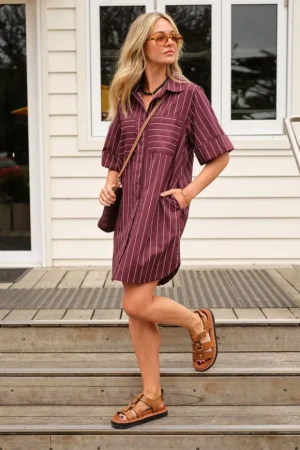 Dresses^Ceres Life Sara Mini Shirt Dress