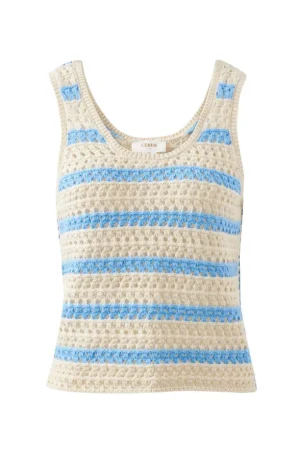 Knitwear^Ceres Life Talulah Knit Tank Powder Blue Stripe